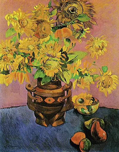 Sunflowers and Mangoes Paul Gauguin